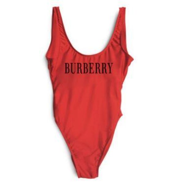 

одежду двойной б цельный бак без рукавов письма печатаются бикини купальники бикини женщины, White;black