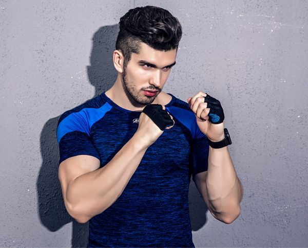 

weightlifting gloves heavyweight fitness four fingers and half finger exercise body training dumbbell