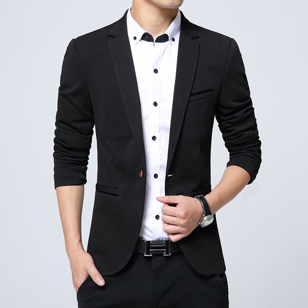 

spring and autumn small suit men's outerwear youth korean edition chao leisure suit slimming oat single west british, White;black