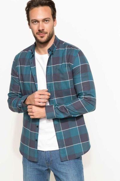 

defacto long sleeve shirt-i3701az17wn, White;black