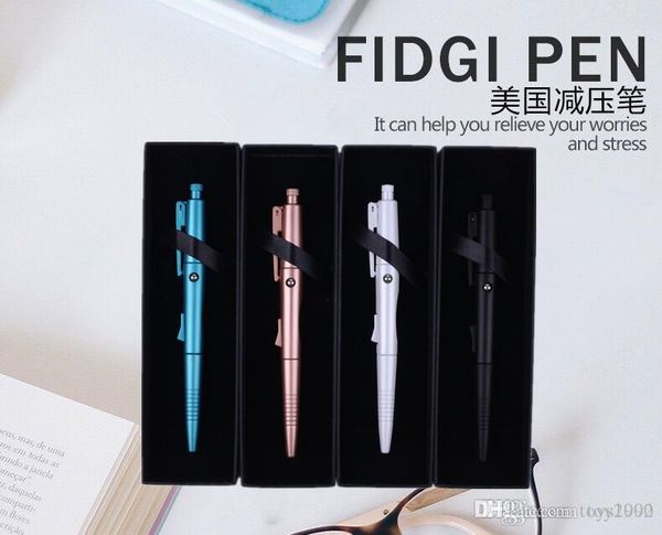 

factory direct explosion models creative anti-irritation finger toy decompression pen second generation american fidgi pen ball pen