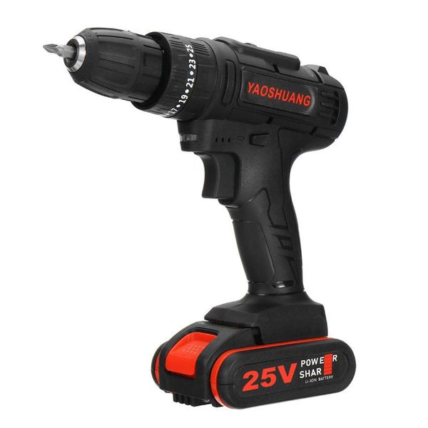 

25v 3/8-inch double speed electric drill cordless hand drill mini electric screwdriver rechargable lithium battery