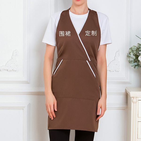 

customized apron printing custom made home kitchen waterproof waist