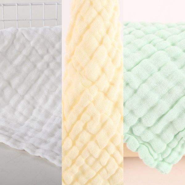 

products baby supplies solid color solid color baby six-layer gauze saliva towel newborn pure cotton square saliva towel