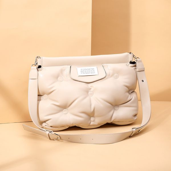 

messenger bag genuine leather bag for women 2020 new fashion pillow handbag one-shoulder portable large capacity designer