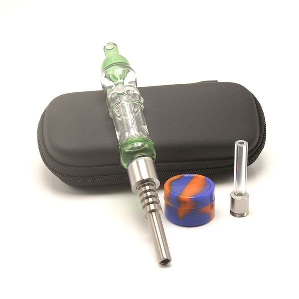 

Spillproof вода Камерная Труба 510 Titanium Совет Керамического Совета Кварц Совет Honey Стро Pipe Для курящих с черным мешком