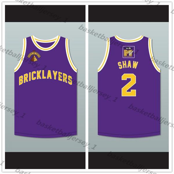 

custom made brian shaw 2 bricklayers basketball jersey 5th annual rock n' jock b-ball jam 1995 -1 man youth size s-5xl any name number, Black;red