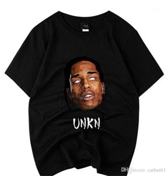 

short sleeved fashion women tshirts teenagers designer summer tees hiphop rapper clothing rocky mens t shirts 3d printed, White;black