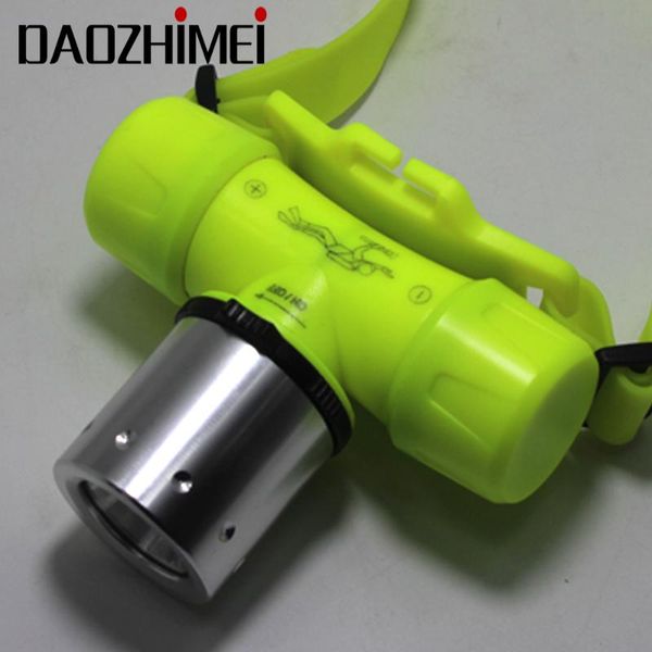 

diving headlamp xml- t6 led underwater diving headlight 3800 lumen 10w dive head light torch + battery/charger/box