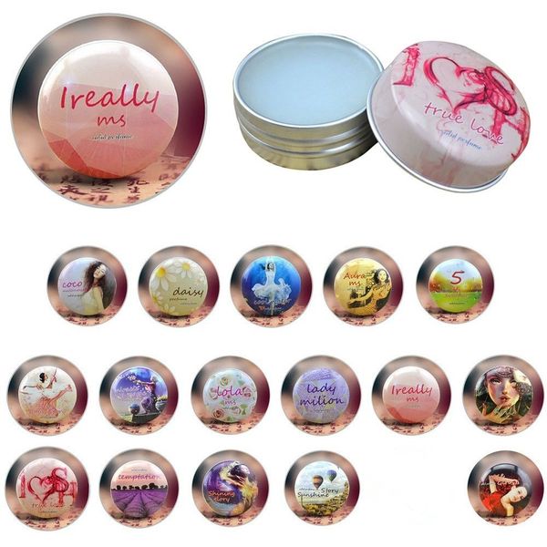

1pc 15g solid perfume for men women portable round box solid perfume long-lasting balm body fragrance skin care essential oil