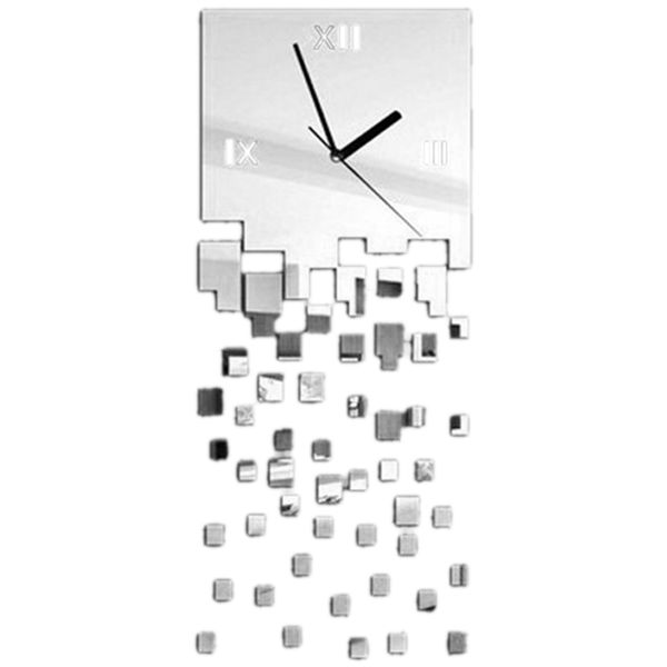

mirror clock sticker, 3d acrylic removable wall mirror stickers children's room, acrylic clock sticker
