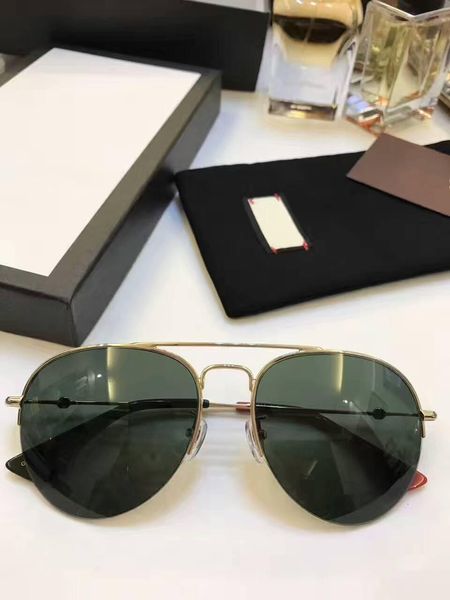 

2017 new designer sunglasses g0107 sunglasses for men women sun glasses women brand designer coating uv protection summer vintage sunglasses, White;black