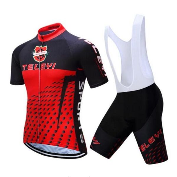 

summer pro team с коротким рукавом cycle одежда 2020 мужчины mtb гоночный велосипед джерси мужская одежда велосипед наборы майо велосипедног, Black;red