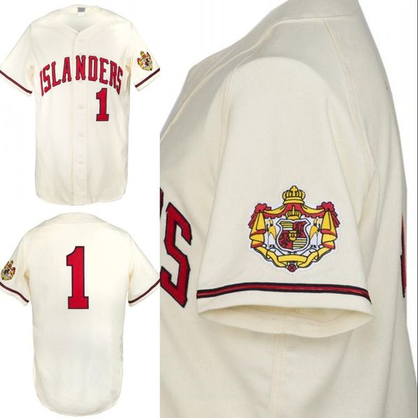 

Hawaii Islanders 1970 Home Jersey 100% Stitched Embroidery Logos Vintage Baseball Jerseys Custom Any Name Any Number Free Shipping