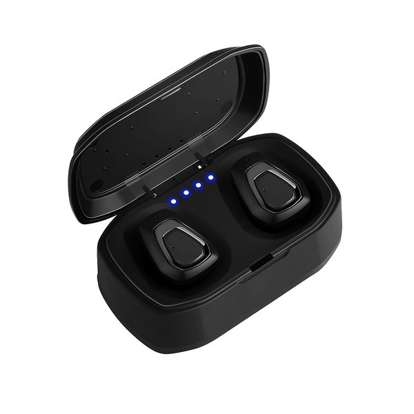 

new design bluetooth earphone stereo headset sport earphone bluetooth 4.2 earbuds with charging box for iphone android