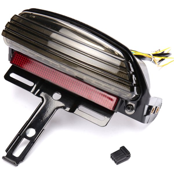 

motorcycle taillight tri-bar rear fender led tail brake light