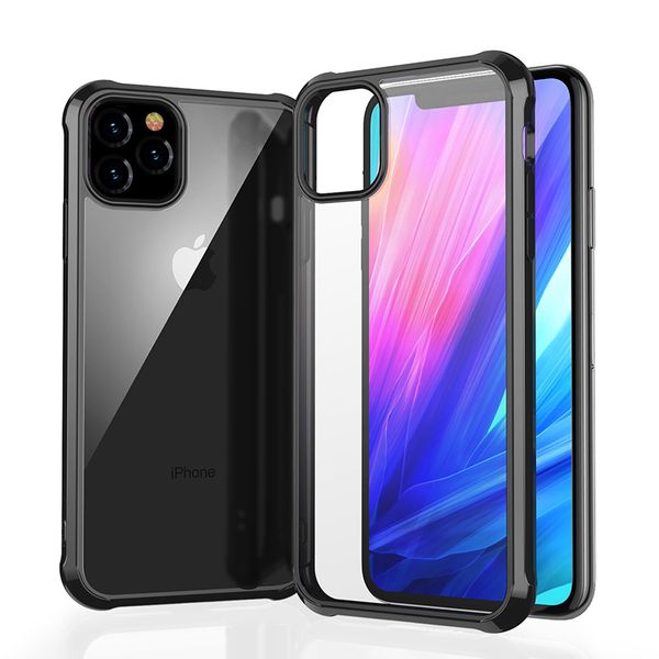 

Phone ca e for iphone ca e tran parent hard back oft tpu bumper cover for iphone 11 x max xr x x 7 8 plu