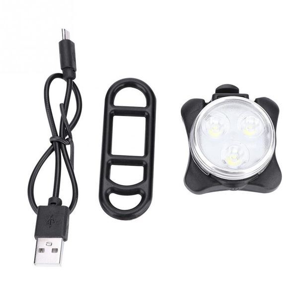 

outdoor waterproof plastic usb bike front light bicycle head lamp mount