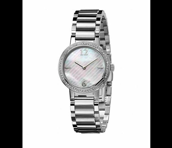 

drop shipping women watch ar1907 ar1908 ar1909 ar1925 ar1926 quartz watches stainless steel diamond watch wristwatches, Slivery;brown