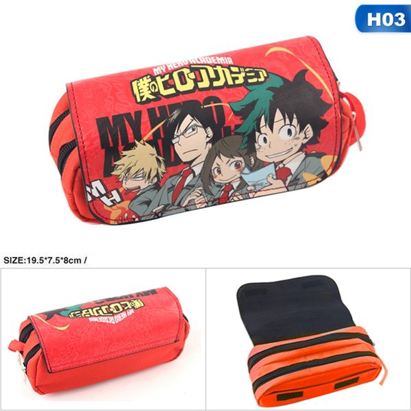 

cartoon pen bags zipper makeup bag chidren multi-function double-layer pencil case for girls boys