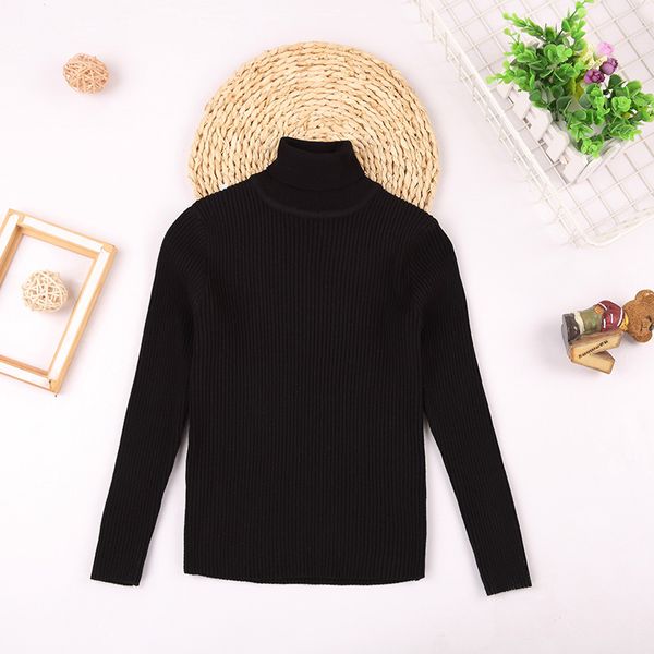 

girl's sweater 2019 new style autumn & winter pattern knit low waist jersey thick plus velvet western style dan li shan, Blue