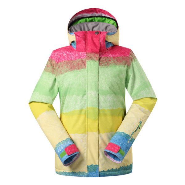 

gsou snow ladies ski suit single board skiing clothes color female mianfu 1405-015