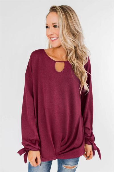 

womens clothing t shirts luxury long sleeves bow decorated ladies sweet style vintage high fashion, White