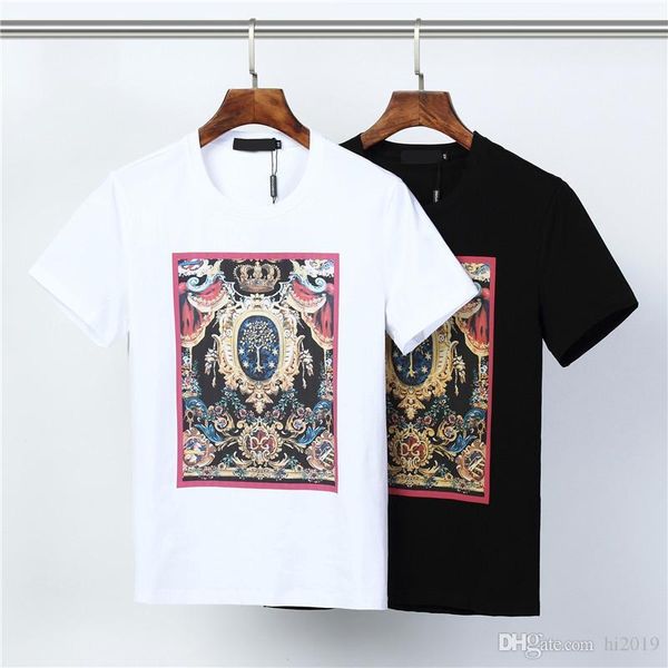 

новый 2020 роскошные мужские рубашки дизайнера футболки hip hop mens конструктора футболки мужская мода женская с коротким рукавом тройник, White;black