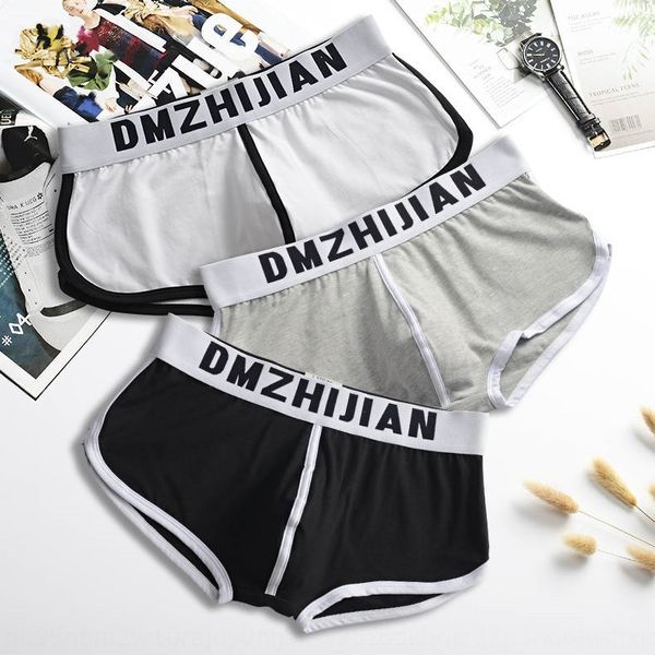 

gxm4l мужские модные мужские хлопчатобумажные спортивные студенческие боксеры нижнее белье удобные дышащие брюки глава чжуншань трусы трусы, Black;white