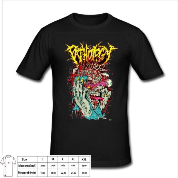 

футболка для мужчин - патология американской дэт-метал группы, White;black