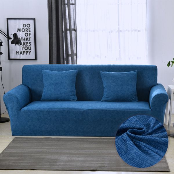 

solid color stretch sofa cover slipcovers elastic all-inclusive couch case for different shape sofa loveseat chair case