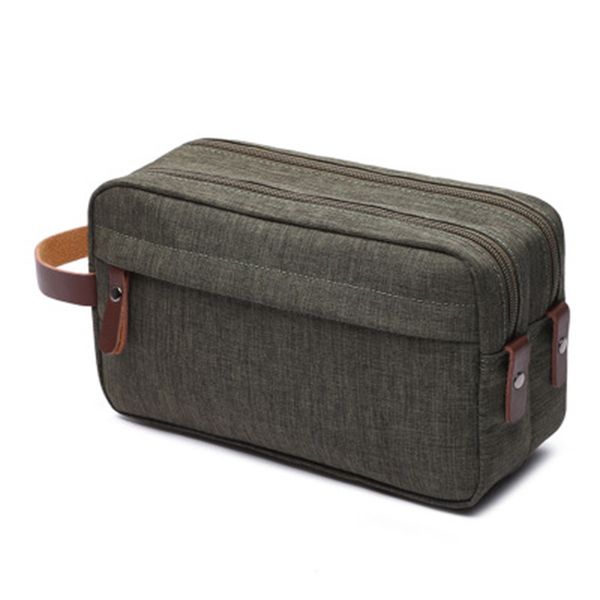

double layer toiletry makeup bag zipper large capacity travel necessity organizer pouch 19ing