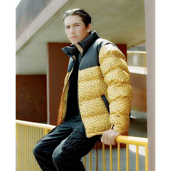 

1992 1996 nuptse мужской дизайнер пуховик классический logo печать пальто парой coat зима tn fc12 теплый моды street новое высокое качество, Black