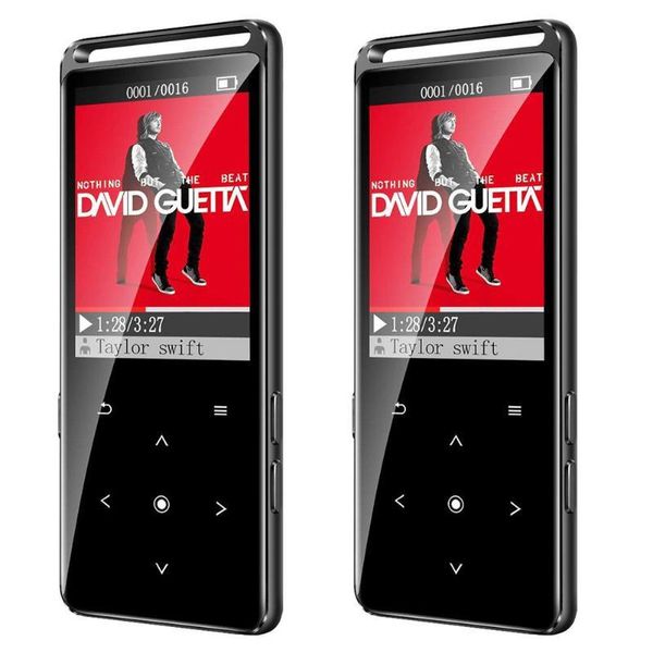 

benjie m6 bluetooth 5.0 mp3 player 16gb hifi audio walkman with fm radio ebook voice recorder portable mp3 music player