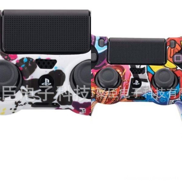 

7heqv 9 в кожи шипованных против скольжения силиконовый чехол 1 чехол sony для playstation dualshock 4 ps4 ds4 pro тонкий контроллер палочке