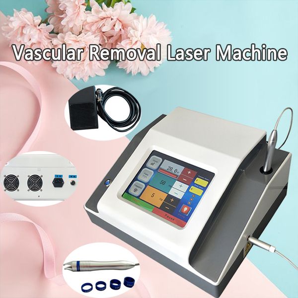 

new come 0.2mm 0.5mm 1mm 2mm 3mm spot size touch screen 980nm diode laser vascular removal blood vessel spider vein removal