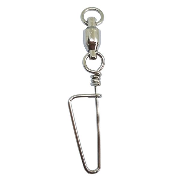 

2000 pieces/lot fishing ball bearing swivels with coastlock snap, welded ring