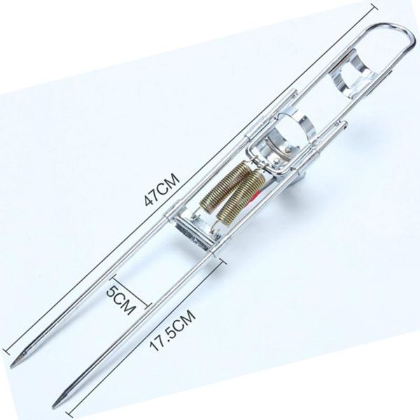 

with automatic tip-up hook setter for fishing useful