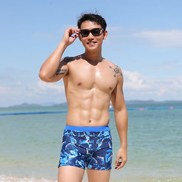 

2020 new men's swimwear men beach shorts gay swimsuit polyester surfing shorts men swim trunks bathing suits