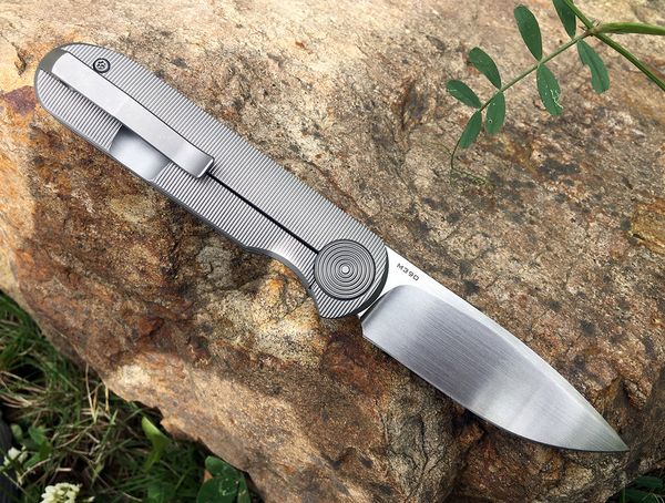

сша local shipping !! limited gareth bull shamwari переднего flipper ножи böhler m390 blade титан povit handle тактический folding ноже карм