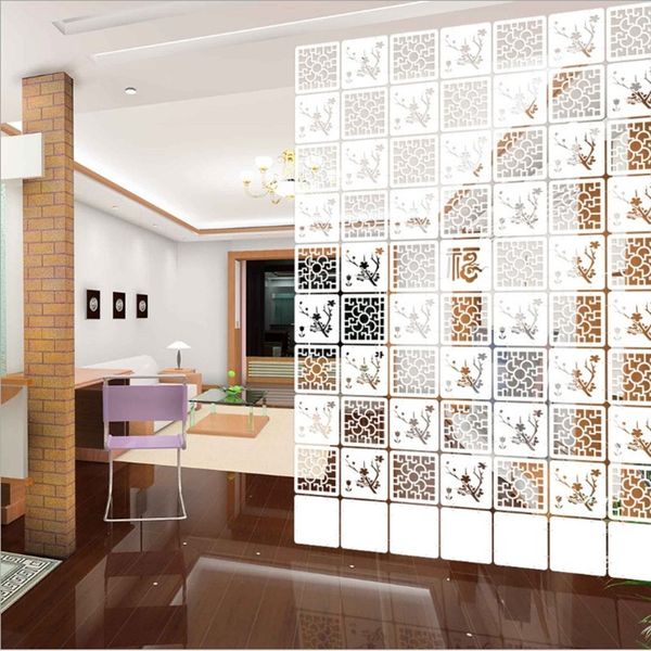 

6шт / серия 29 * 29см номер делитель экрана partition современный складной экран partition краткое висячие другое home decor