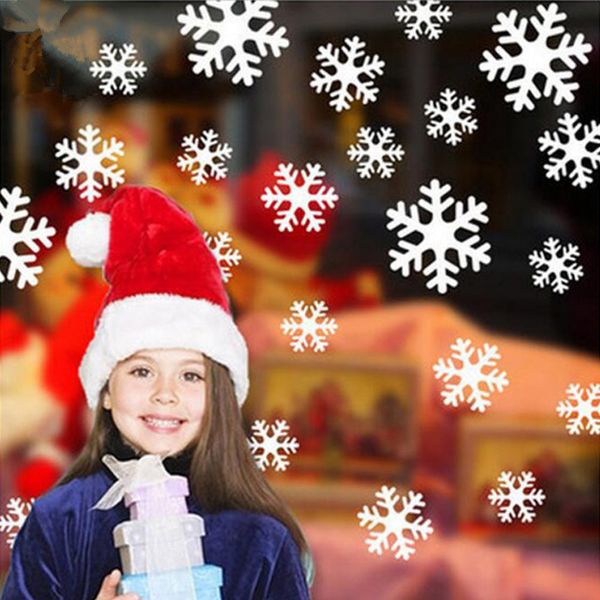 

27 new year christmas snowflake window glass sticker