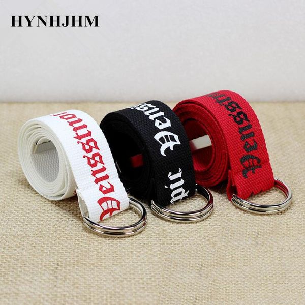 

2018 130 cm fashion women canvas belts embroidery letter printed belts harajuku woven female waistbands long jean accessories, Black;brown
