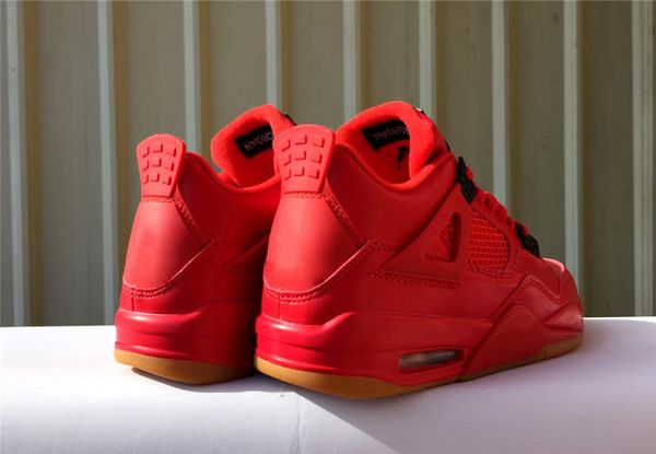 

outlet j4 new fashion basketball shoes red black 2020 designer shoes 4s mens sports sneakers original packaging with box & socks