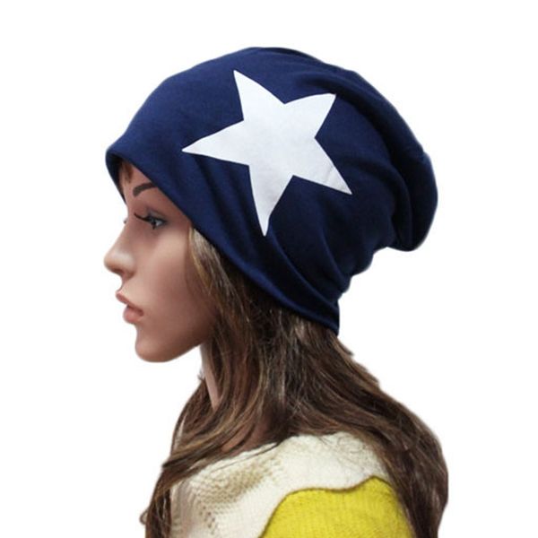 

autumn and winter hats for women big star design ladies thin hat skullies and beanies men hat unisex