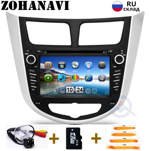 2020 Zohanavi 2 Din Car Dvd Player For Hyundai Solaris Accent
