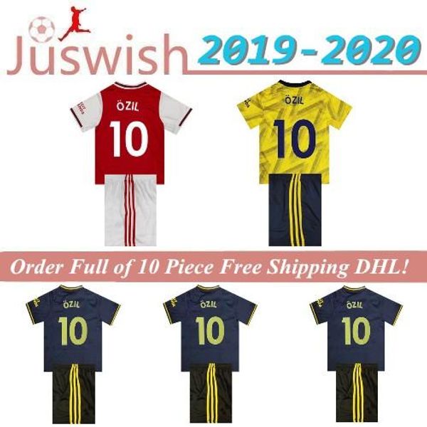 

arsen soccer jersey 19 20 nicolas ceballos henry guendouzi sokratis maitland-niles tierney 2019 2020 football shirt kids kit mayorista, Black
