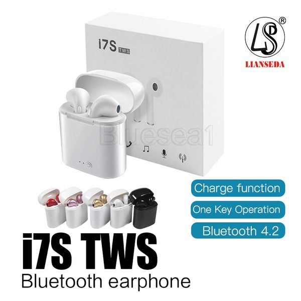 

I7tw mini wirele head et i7 tw bluetooth headphone with mic tereo v4 2 i7 tw twin earphone for phone android with retail package