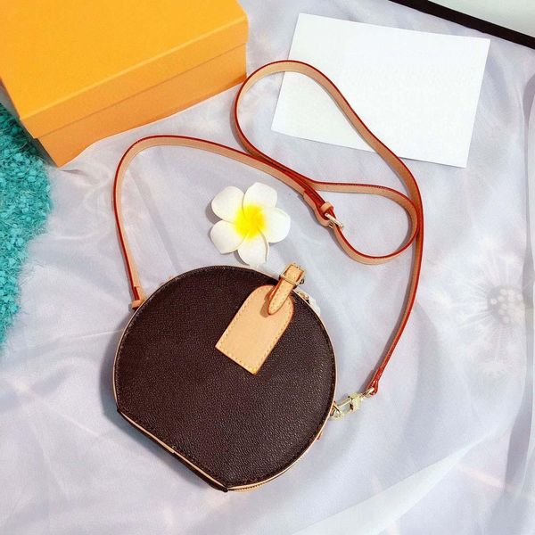 

fashion brand luxury shoulder bag designer handbags vintage monogram canvas mini circular cross-body bag ing