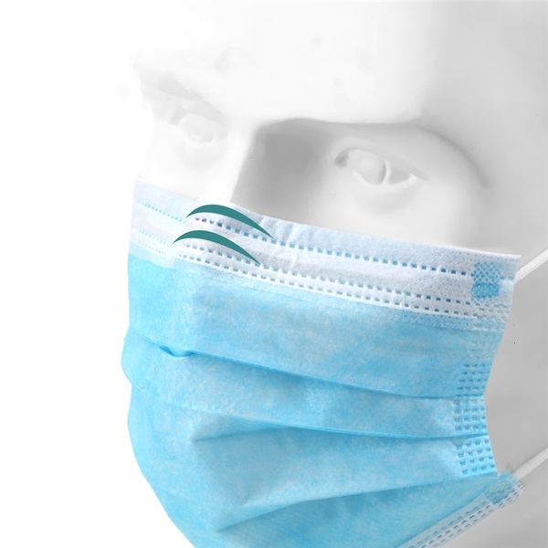 

dhl ship facemeltblown nonwoven civil ordinary face mask blue facewy678 5tqx